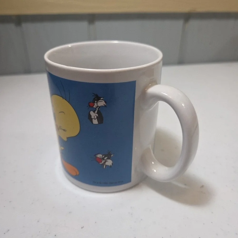 Vintage Looney Tunes Tweety Bird Mug Coffee Avon Gibson 1998 Warner Bros